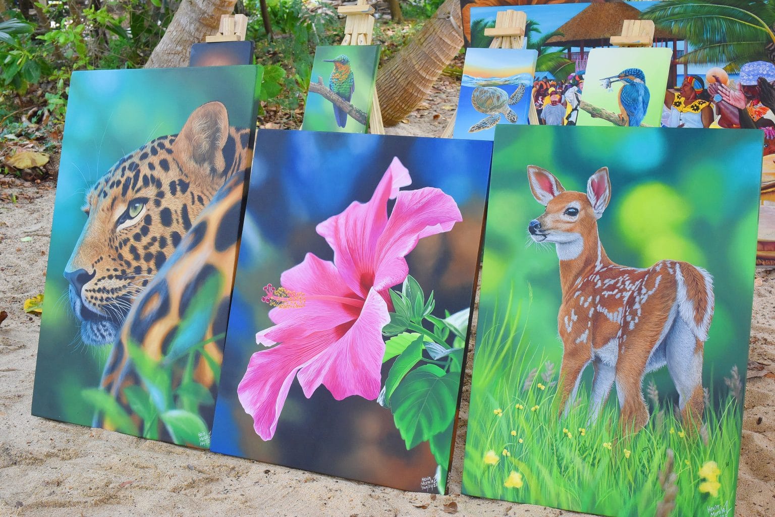 Placencia Sidewalk arts and village culture