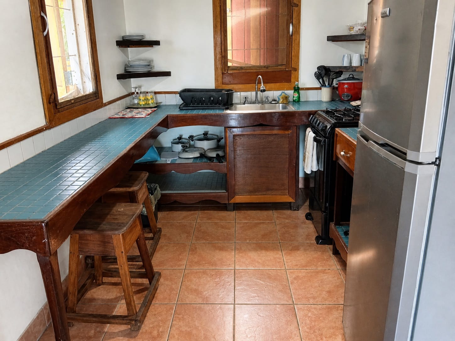 Private kitchen inside Cabana Playa